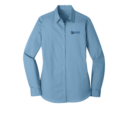 Gregory Construction -  Bro Women's Long Sleeve Button Down