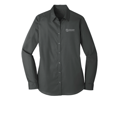 Gregory Construction -  Bro Women's Long Sleeve Button Down