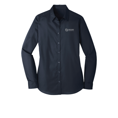 Gregory Construction -  Bro Women's Long Sleeve Button Down