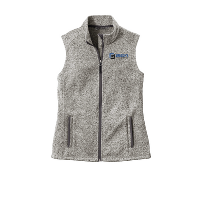 Gregory Construction - BRO Women's Sweater Fleece Vest