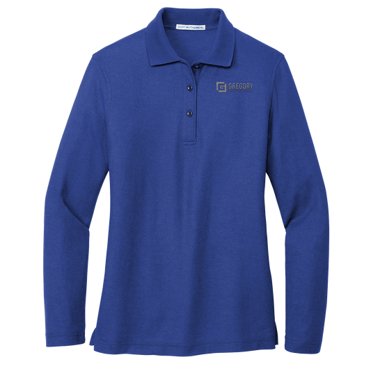 Gregory Construction - Port Authority women’s silk touch long sleeve polo