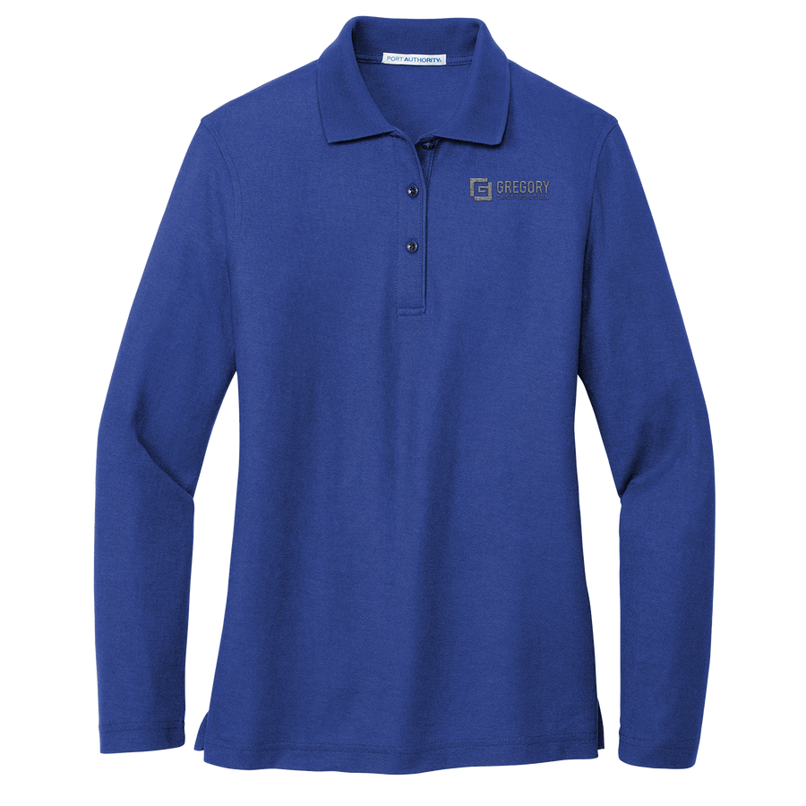 Gregory Construction - Port Authority women’s silk touch long sleeve polo