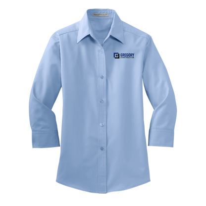 Gregory Construction - Port Authority Women's 3/4-Sleeve Easy Care Shirt