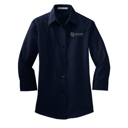 Gregory Construction - Port Authority Women's 3/4-Sleeve Easy Care Shirt