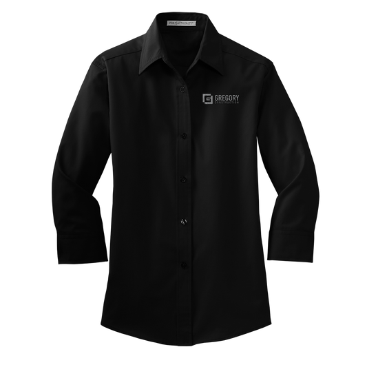 Gregory Construction - Port Authority Women's 3/4-Sleeve Easy Care Shirt