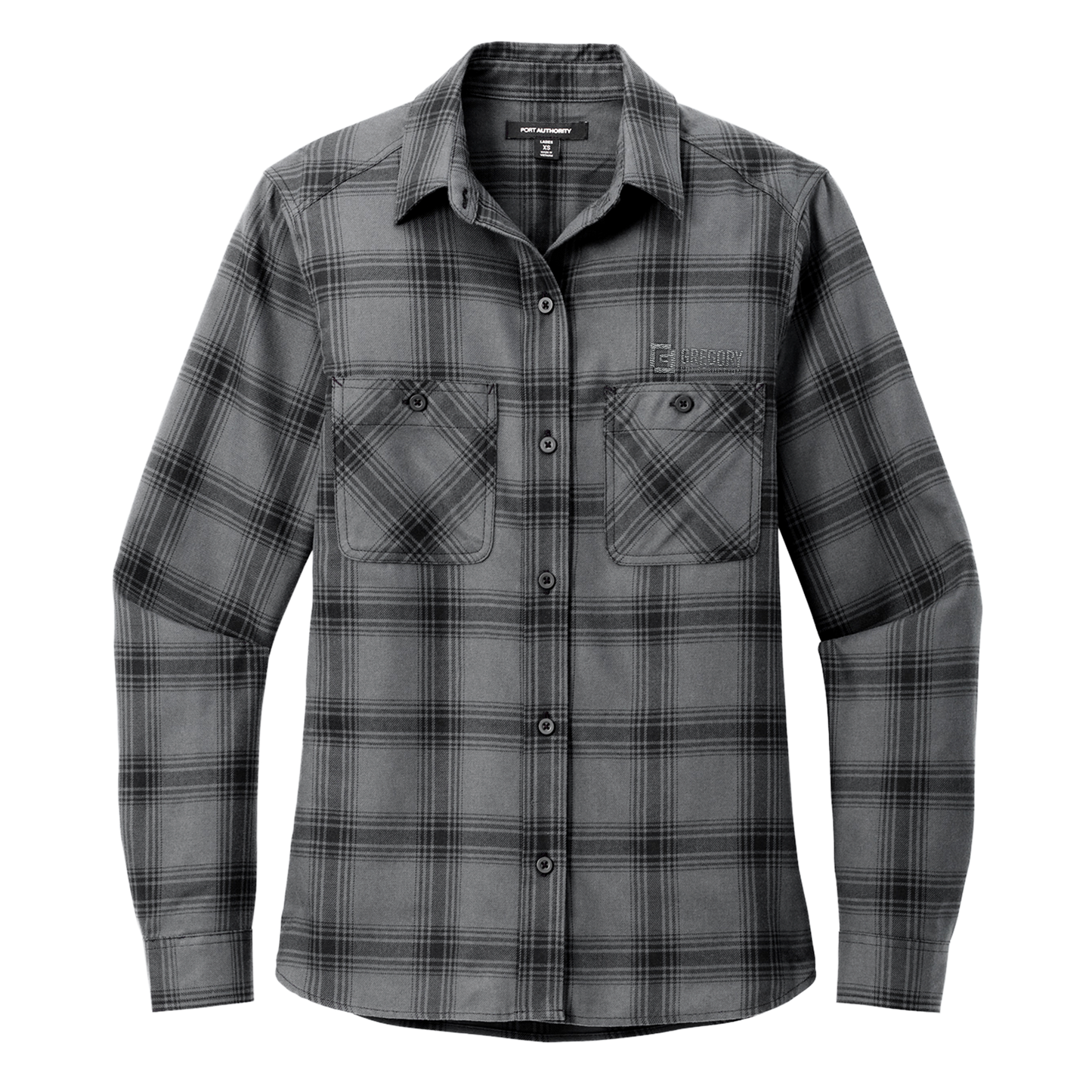 Gregory Construction - Port Authority Women's Plaid Flannel Shirt