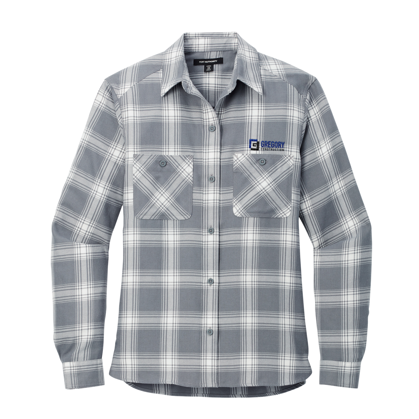 Gregory Construction - Port Authority Women's Plaid Flannel Shirt