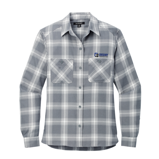Gregory Construction - Port Authority Women's Plaid Flannel Shirt