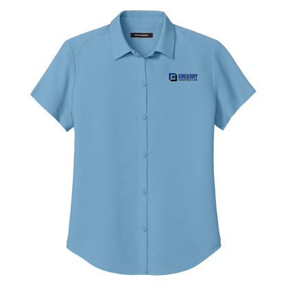 Gregory Construction - Port Authority Women's Short Sleeve UV Dockside Shirt
