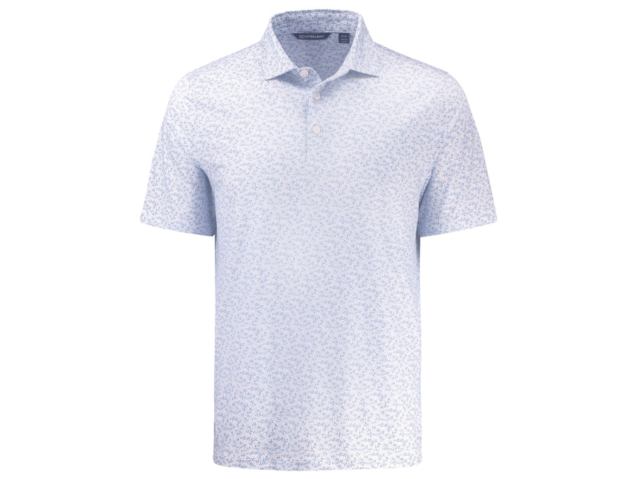Cutter & Buck Pike Recycled Fern Print Mens Polo - Dunn Gear