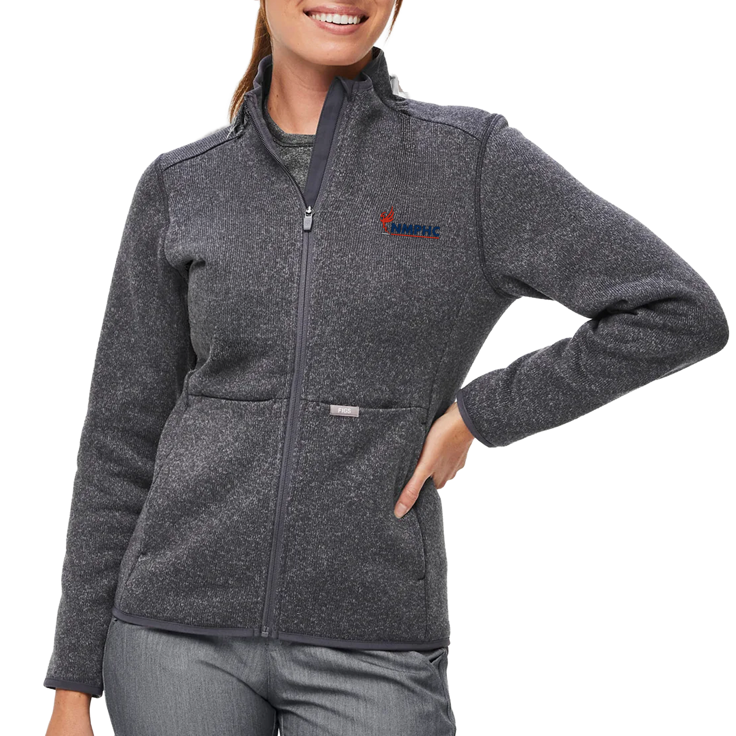 NMPHC Figs On-Shift Sweater Knit Jacket