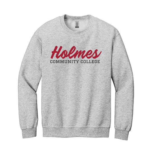 Holmes CC Script Gildan Heavy Blend Crewneck Sweatshirt
