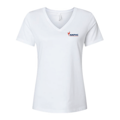 NMPHC Bella & Canvas Women's Relaxed V Neck T-shirt