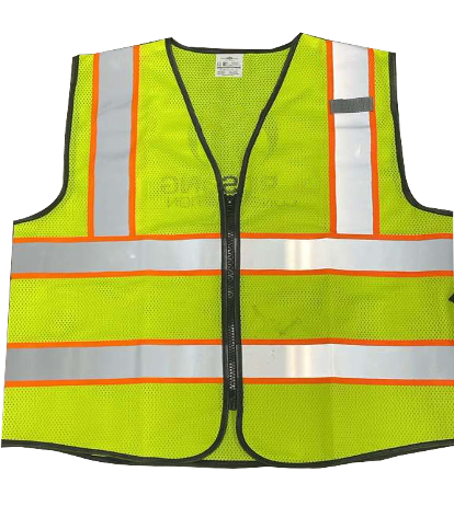 BRO All Mesh No Pocket Class 2 ANSI Two-Tone High Visibility Vest