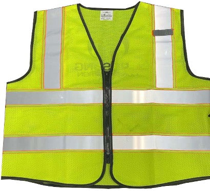 BRO All Mesh One Pocket Class 2 ANSI High Visibility Vest
