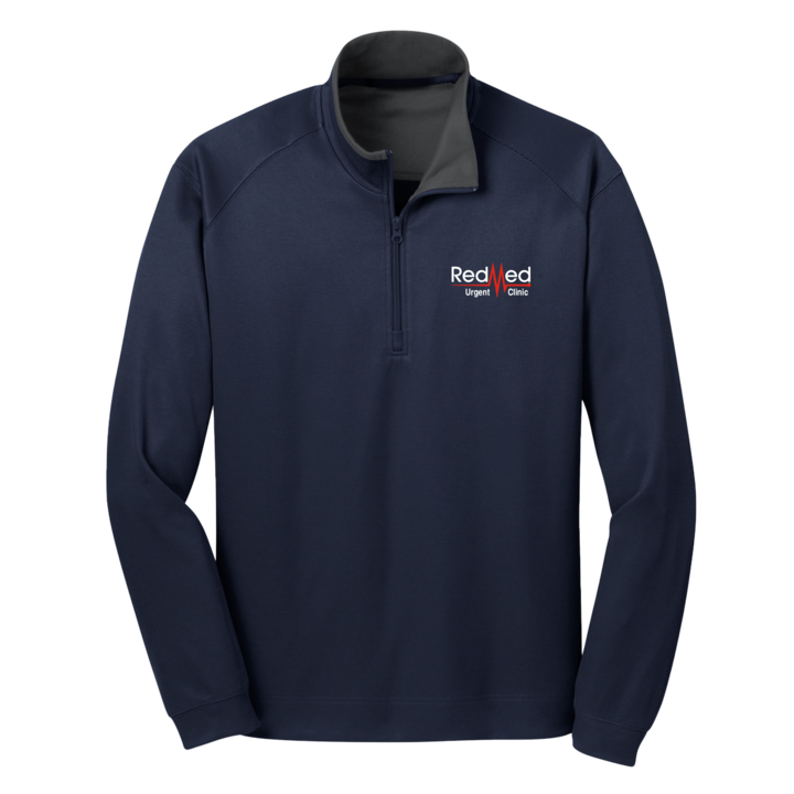 RMUC Port Authority Vertical Texture 1/4 Zip Pullover - Hernando